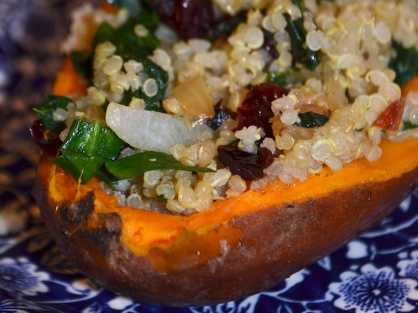 Stuffed Sweet Potatoes For a Breast Cancer Diet